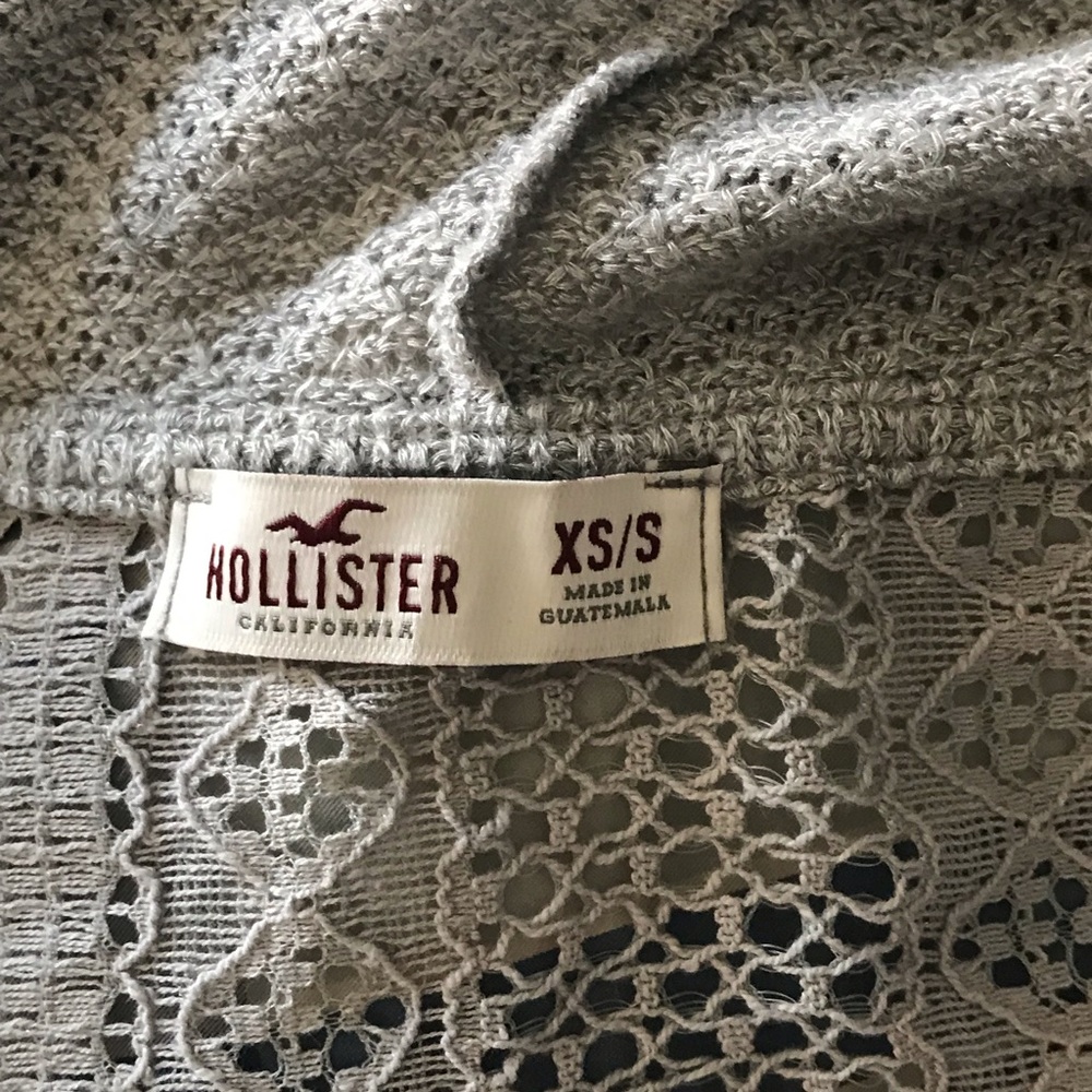 Lightweight hooded gray sweater - Picture 4 of 4
